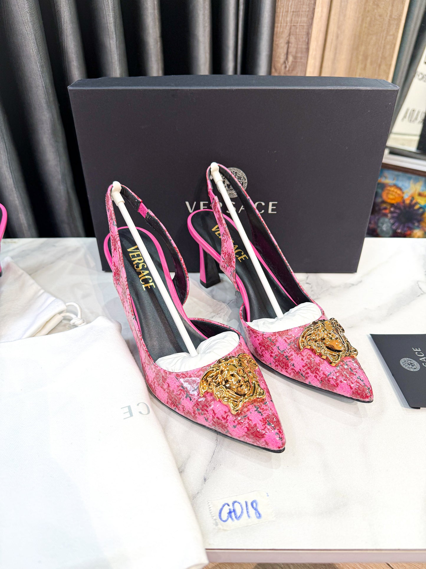 Slingback Versace New Size 36-37 GD18