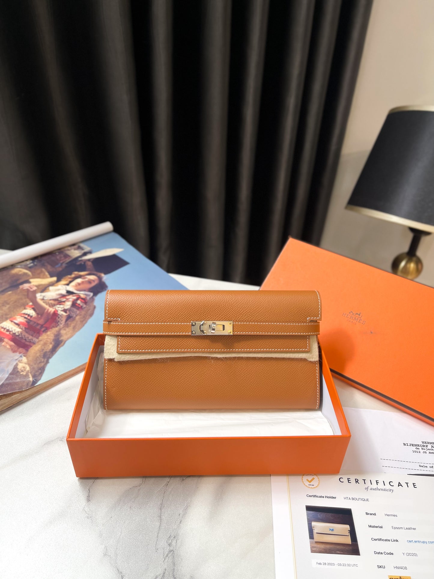 Hermes Kelly Wallet