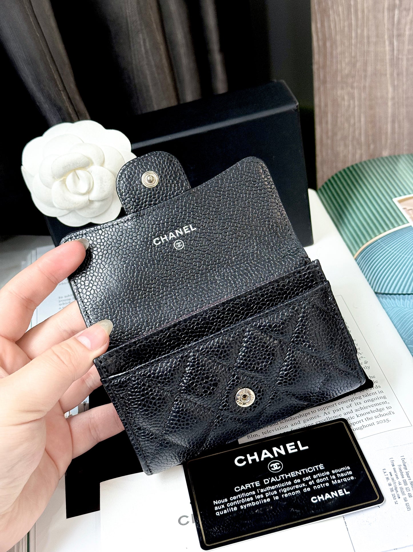 Card Holder Chanel Caviar
