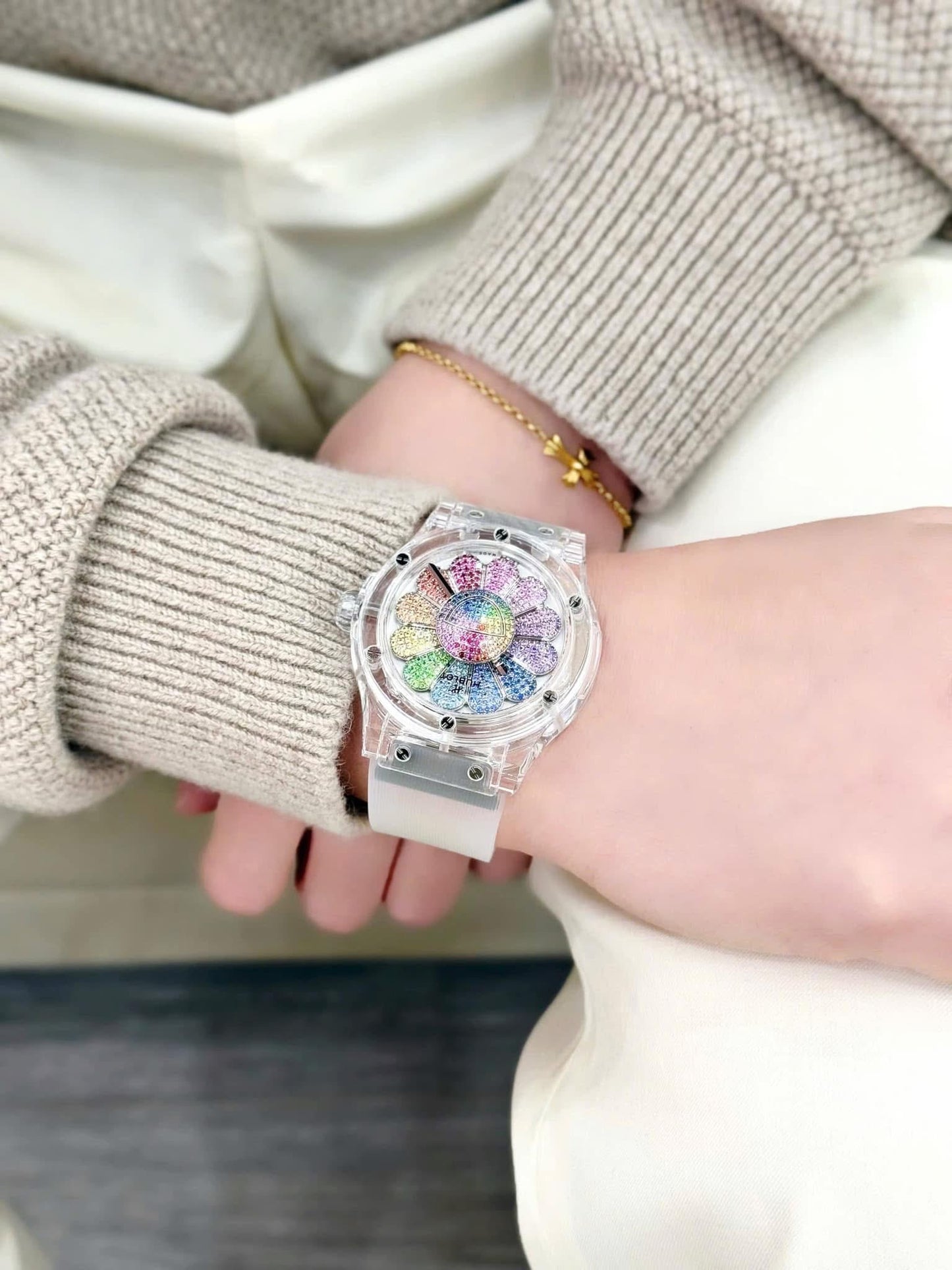 Đồng Hồ Hublot Takashi Murakami Sapphire Rainbow