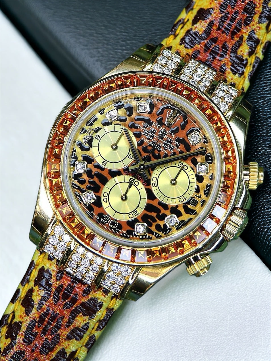 Đồng Hồ Rolex Daytona 116598SACO Leopard