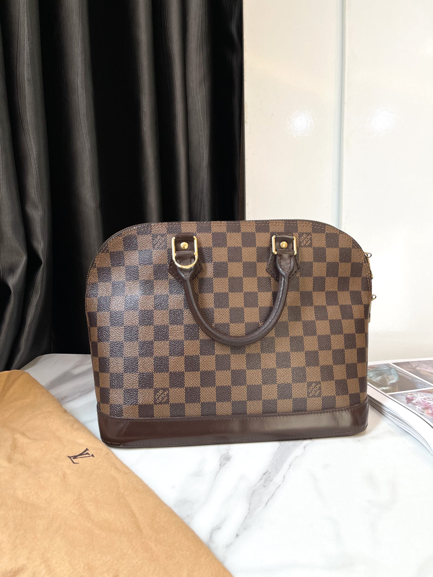 LV Alma PM Damier