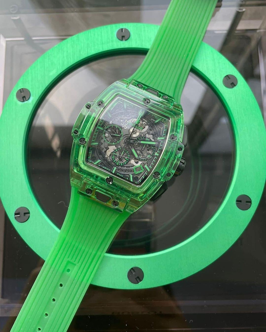 Đồng Hồ Hublot Spirit Of Bigbang Sapphire Green Saxem 42mm