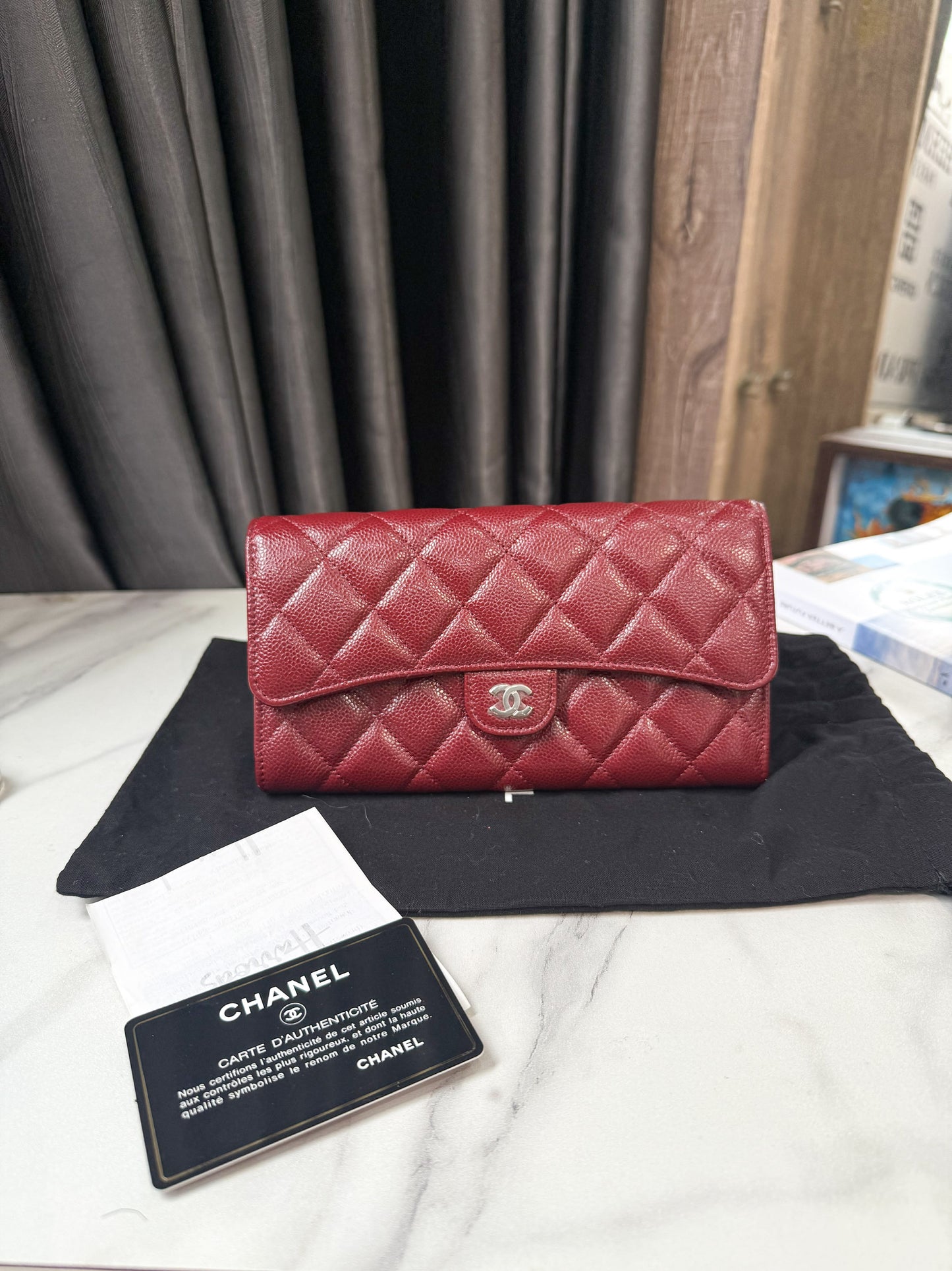 A A Ví Dài Chanel Caviar New