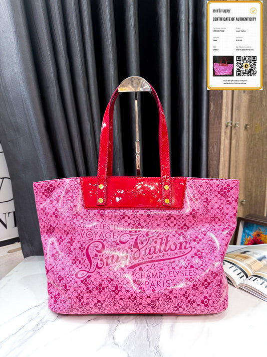 A LV Tote Pink