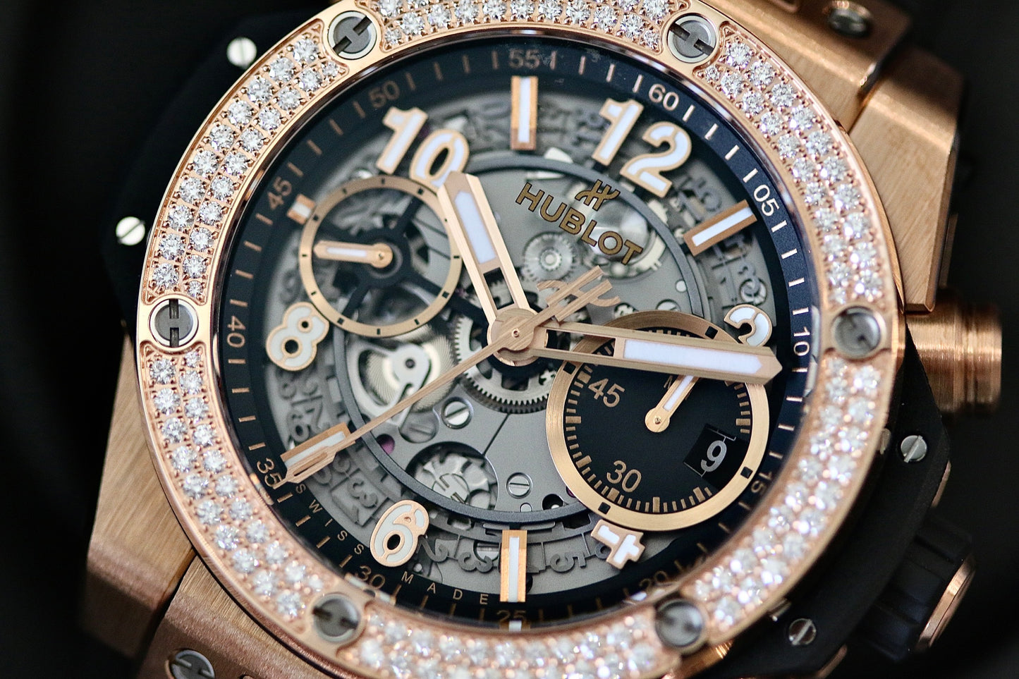 Đồng Hồ Hublot Unico KingGold Skeleton