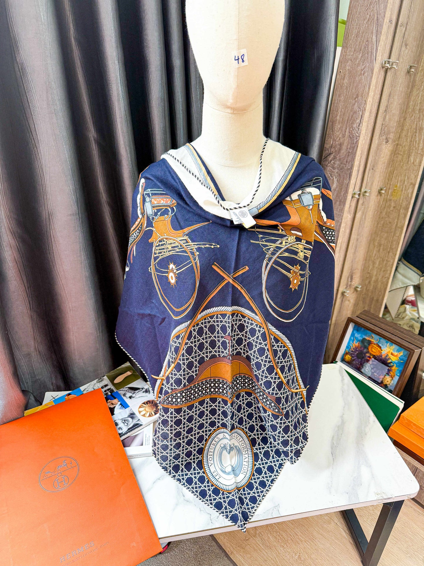 Khăn Lụa Hermes New HN48 5/11