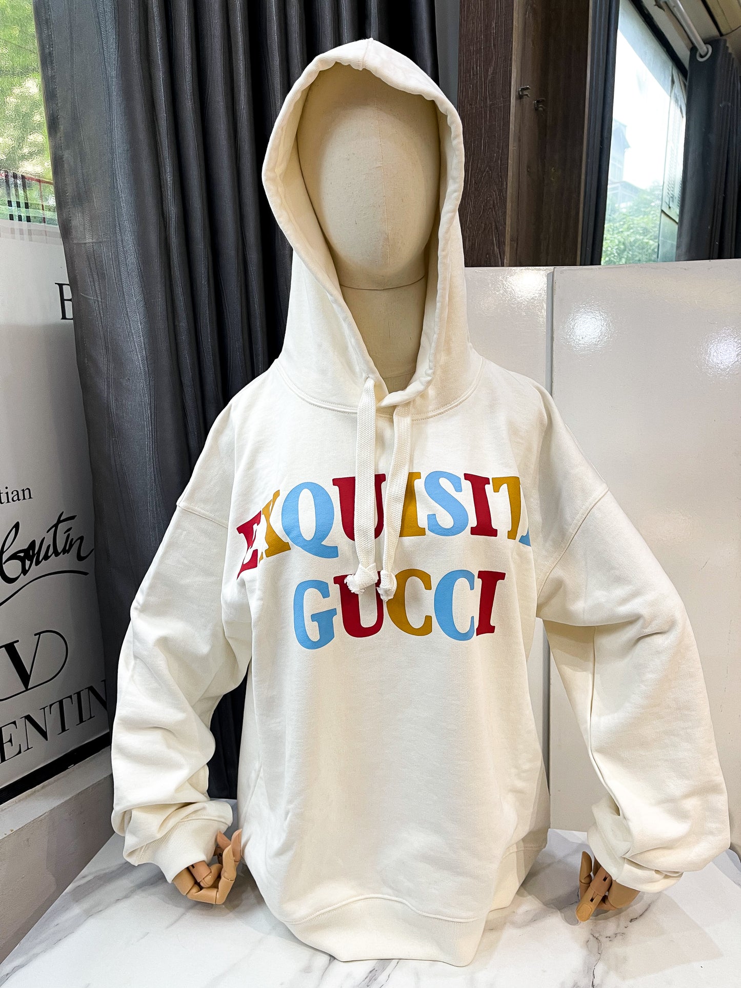 Áo Hoodie Gucci Trắng