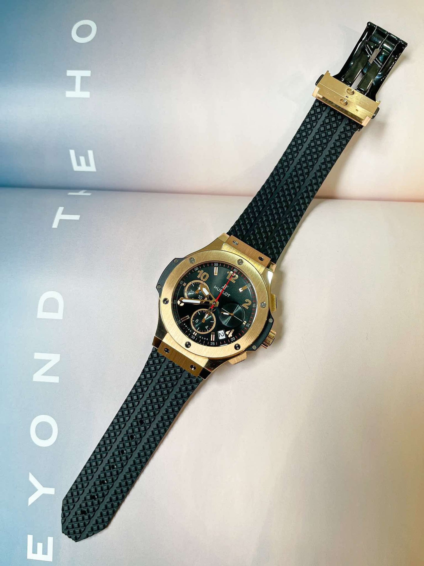 Đồng Hồ Hublot Bigbang 41mm Rose Gold Black