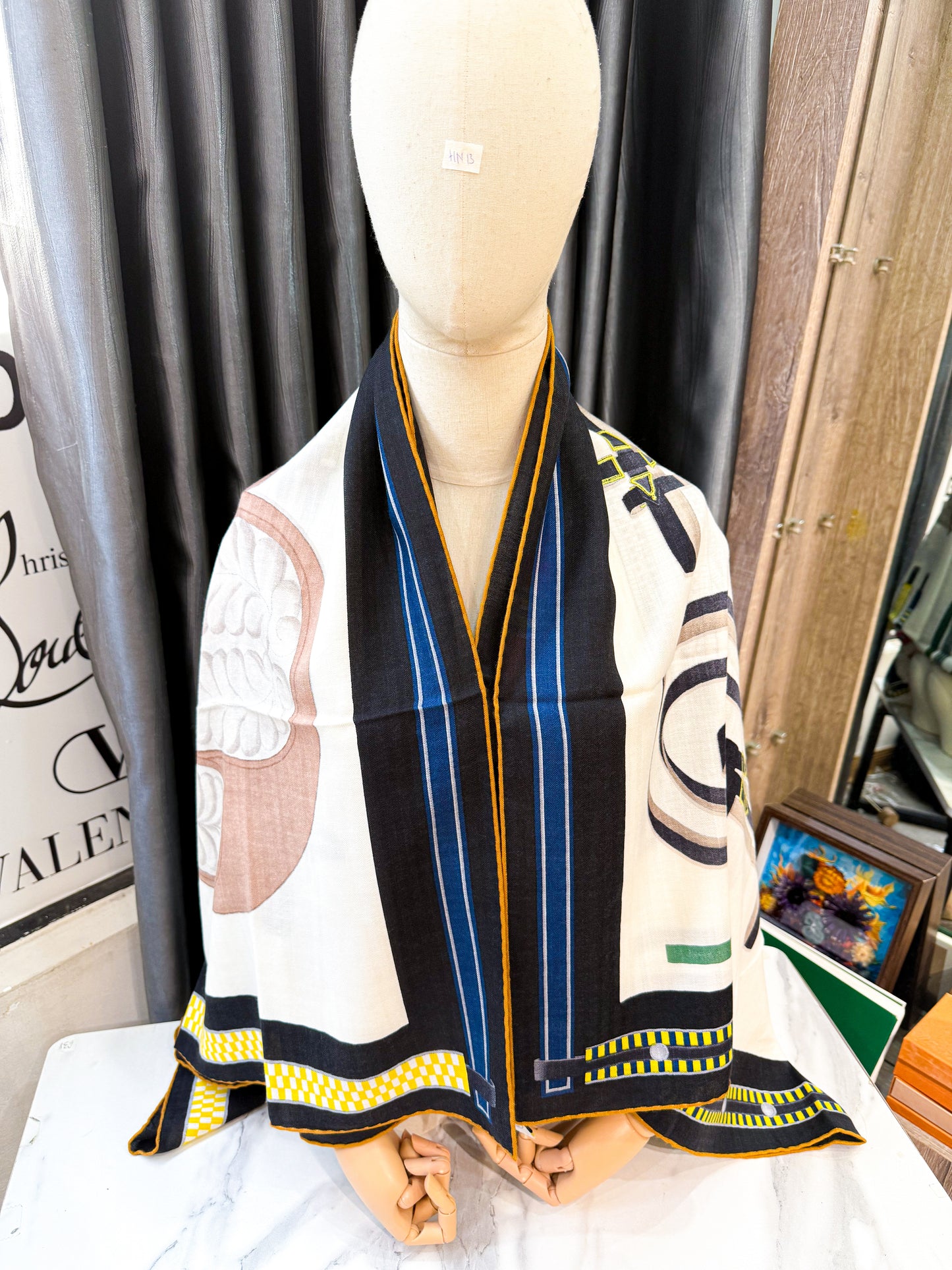 Khăn Cashmere Hermes New Khổ 140x140 HN13 25/10