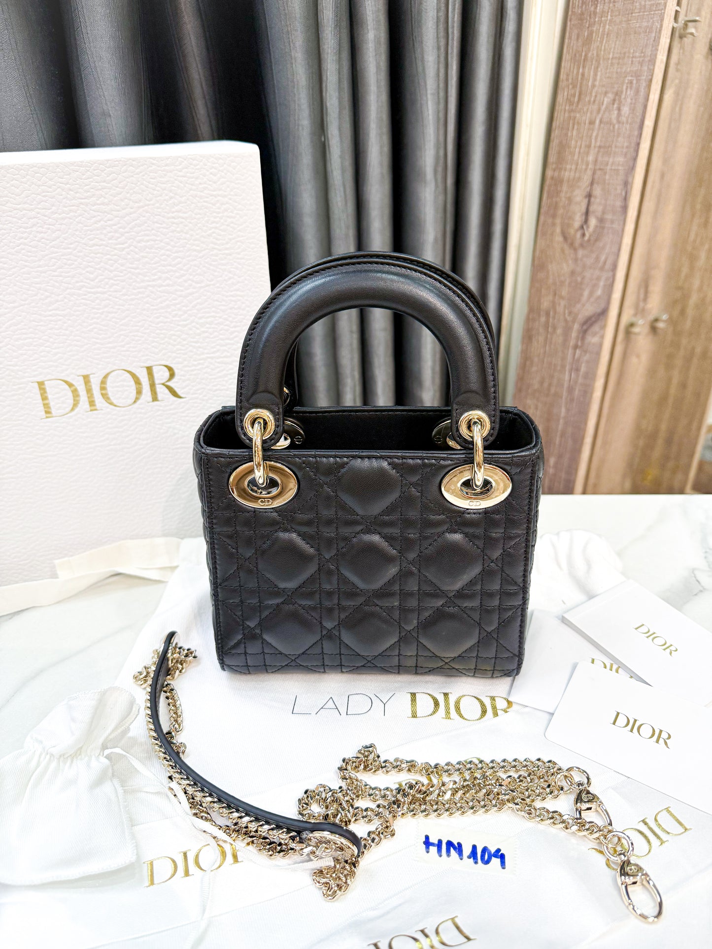 A A Dior Lady Size Mini New HN104