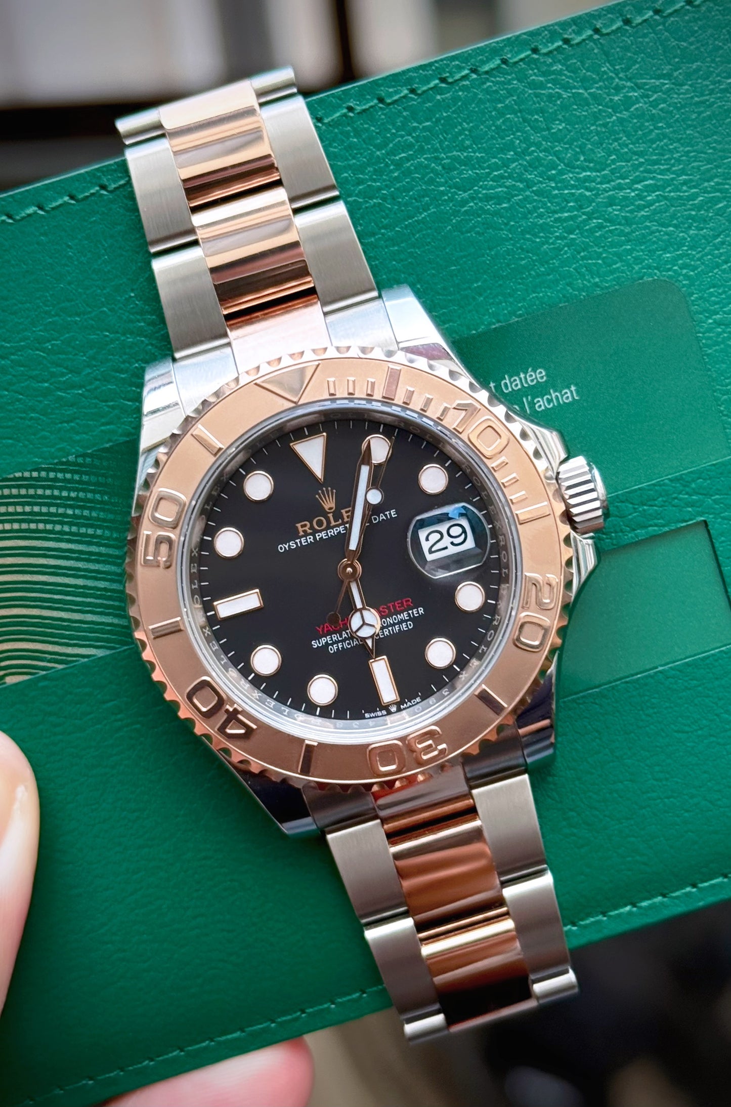 Đồng Hồ Rolex Yacht Master 126621 Dial Black