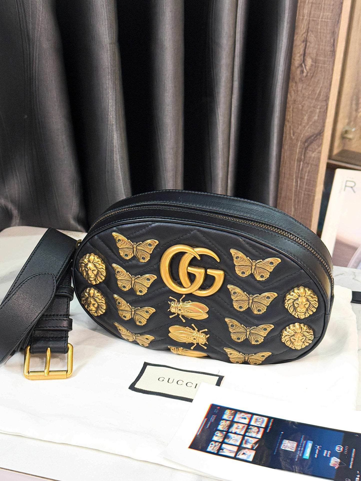 Beltbag Gucci Bướm