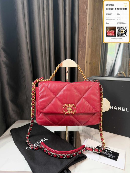 A A Chanel C19 Đỏ