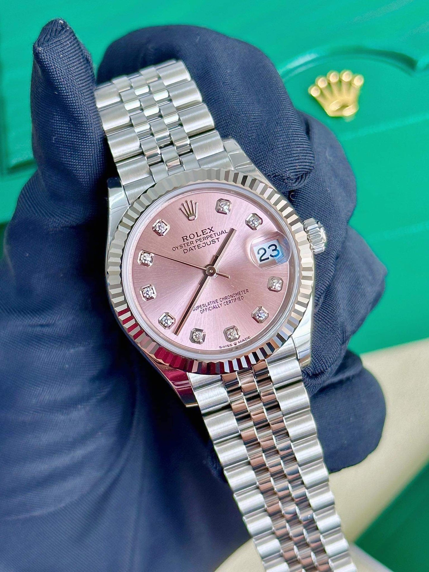 Đồng Hồ Rolex Datejust 278274 size 31 Dial Pink