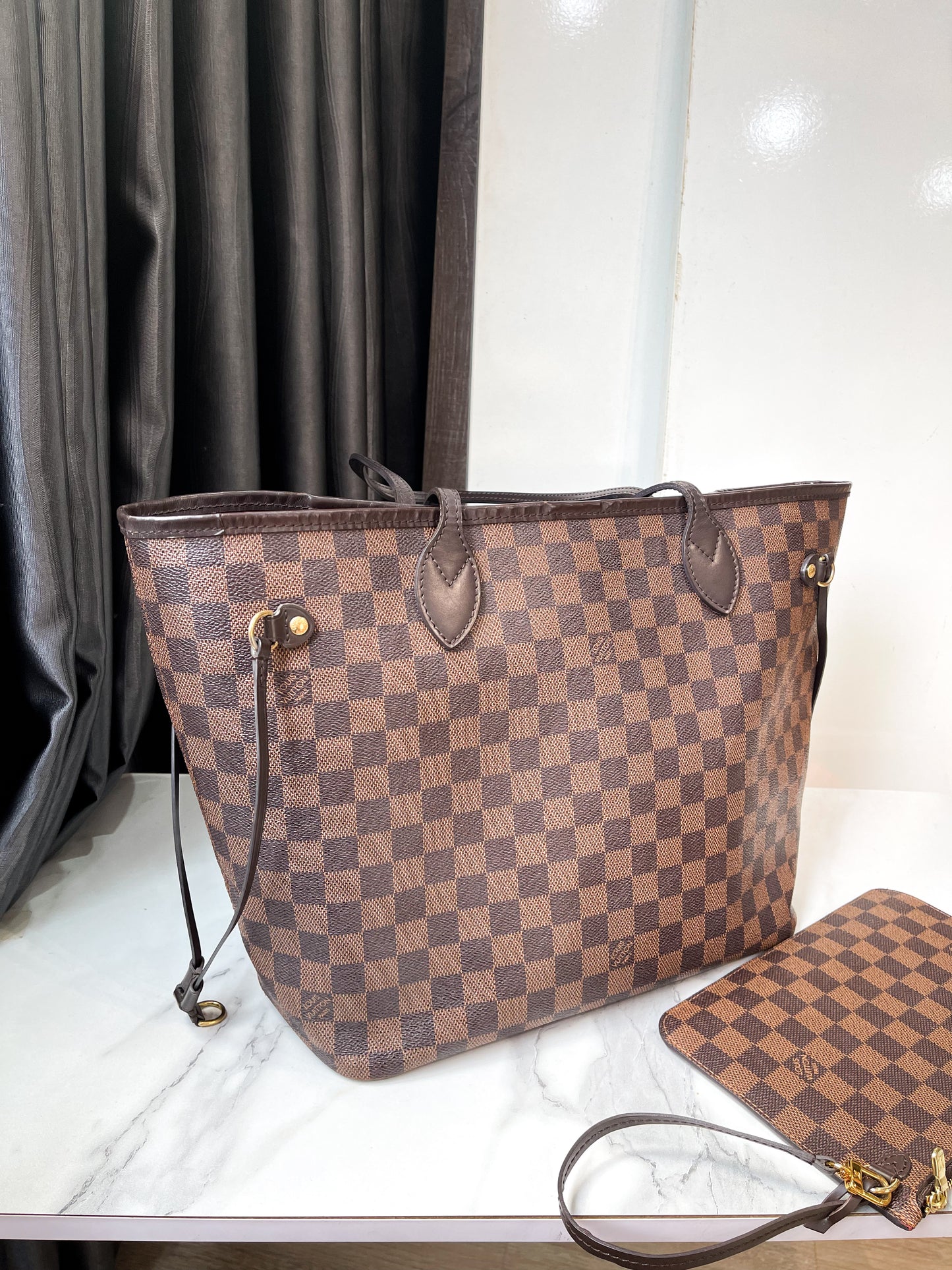 Set LV NVF Damier MM