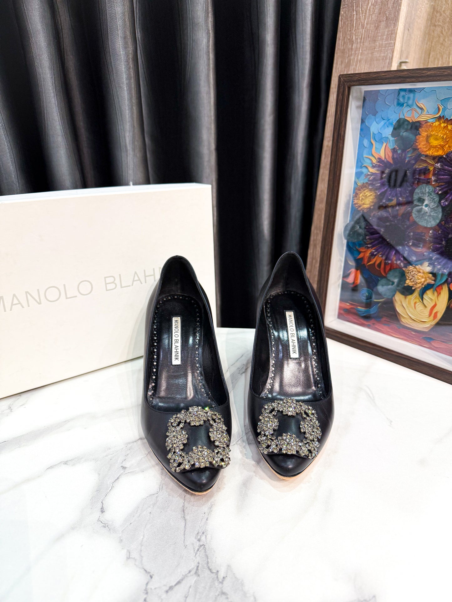 Giày Cao Gót Monolo Used Size 36
