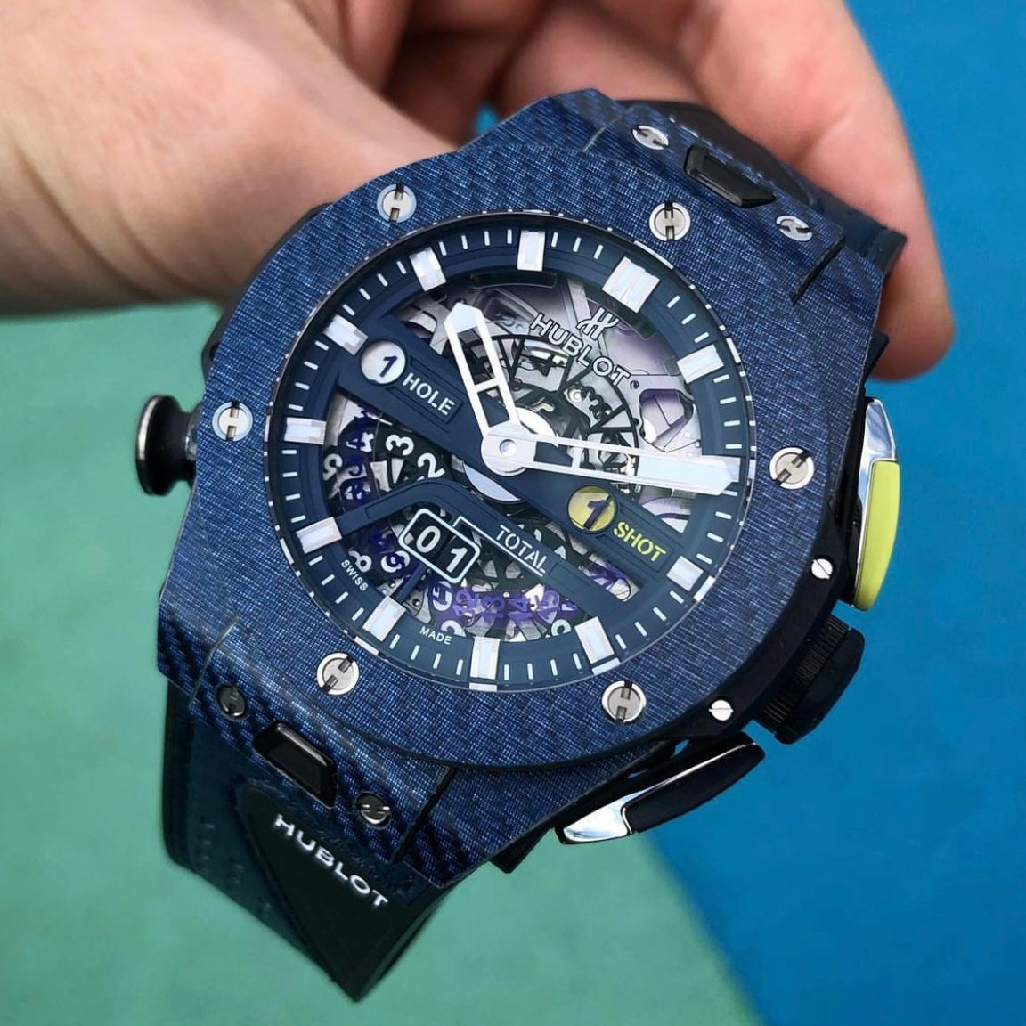 Đồng Hồ Hublot Bigbang Unico Golf Blue 45mm