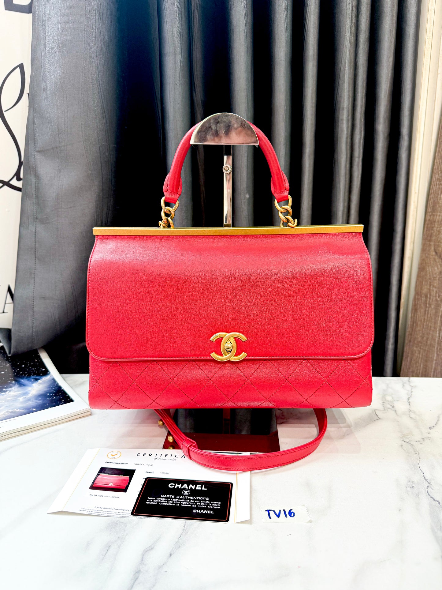 A A Chanel Trendy Đỏ