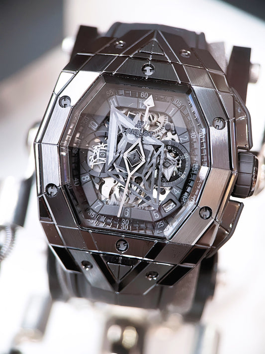 Đồng Hồ Hublot Spirit Of Bigbang Sang Bleu Black Ceramic Limited Size 42mm