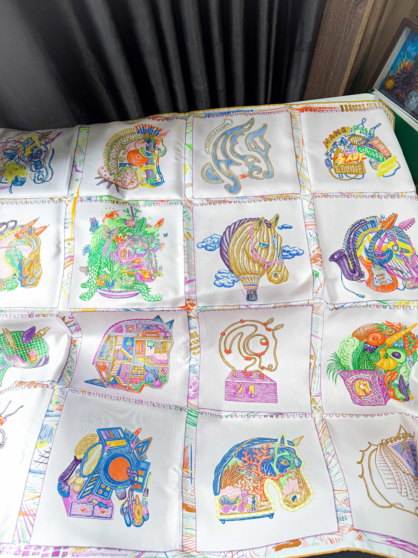 Khăn Hermes New Khổ 90x90 HN45 5/11