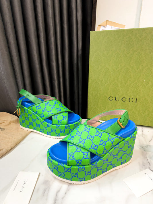 Xuồng Gucci Xanh New Size 37