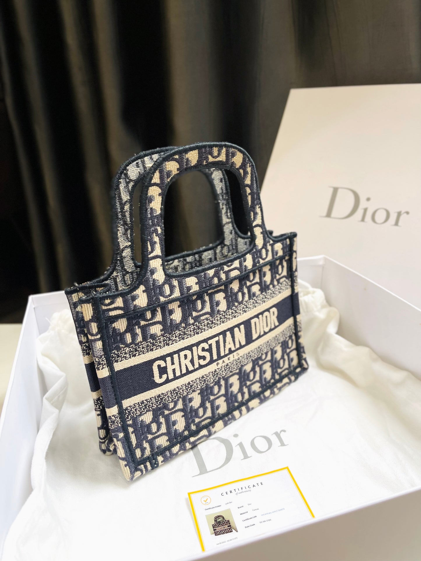 Book Dior Tote Size Mini