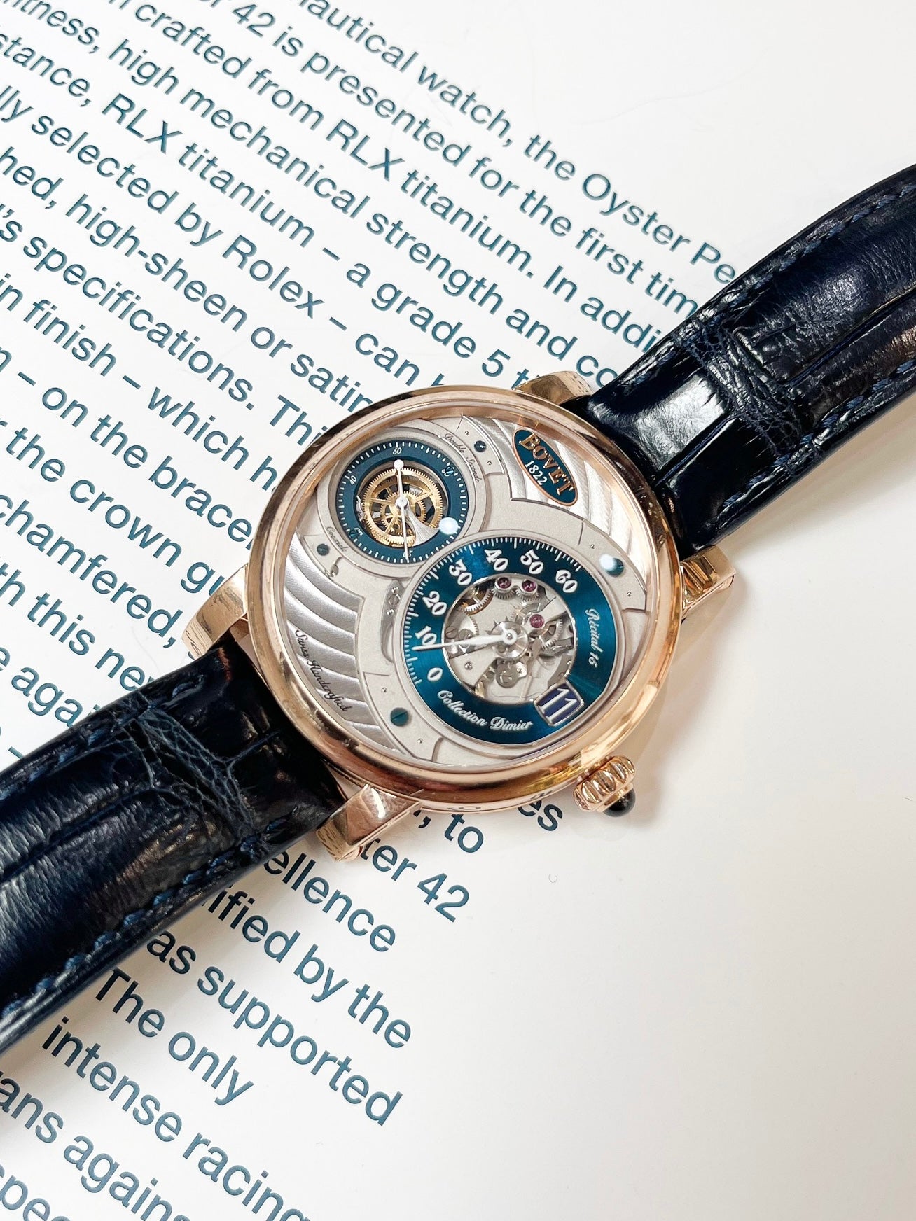 Đồng Hồ Bovet Dimier Recital 15 Blue R150007 Limited Edition 026/100