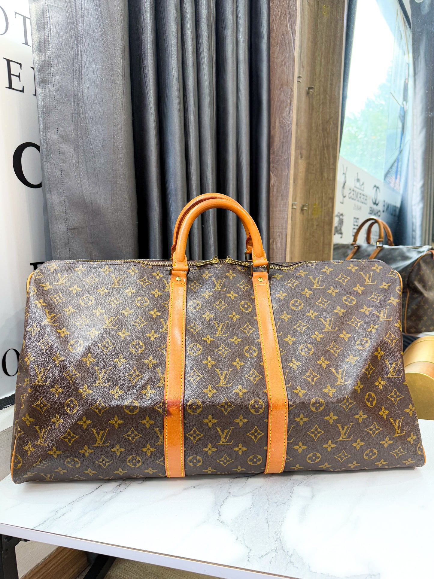 A LV Keepall 55 Mono