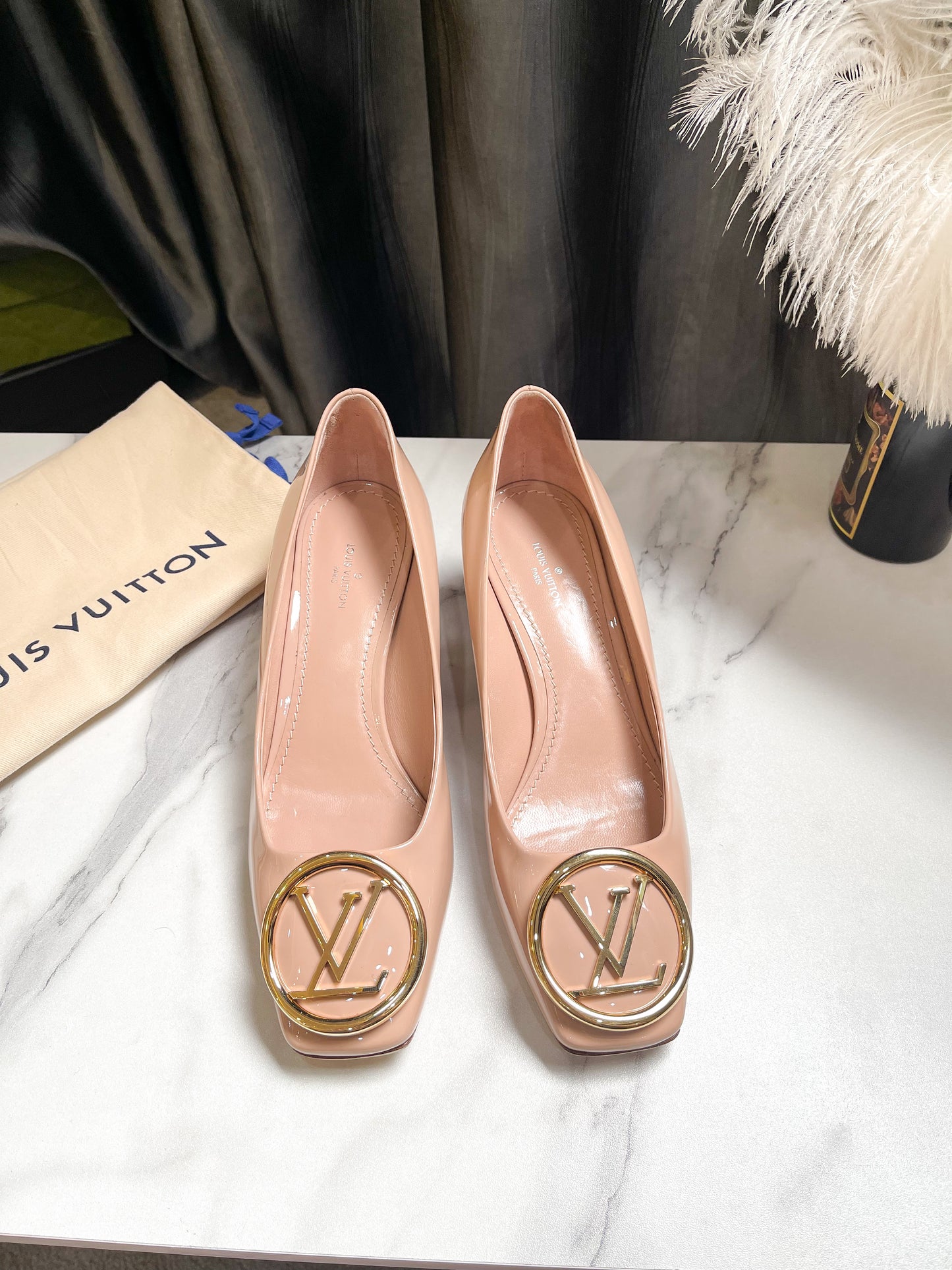 LV Pump Màu Nude