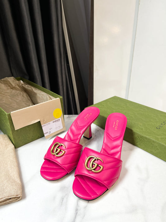 Guốc Gucci Hồng New Size 37.5