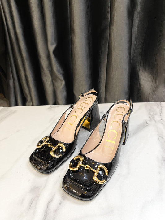 Slingback Gucci Đen