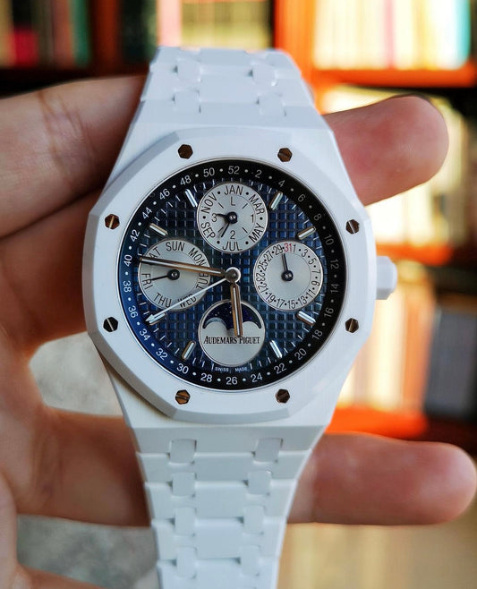 Đồng Hồ Audemars Piguet Royal Oak Perpetual Calander 26579CB Ceramic White