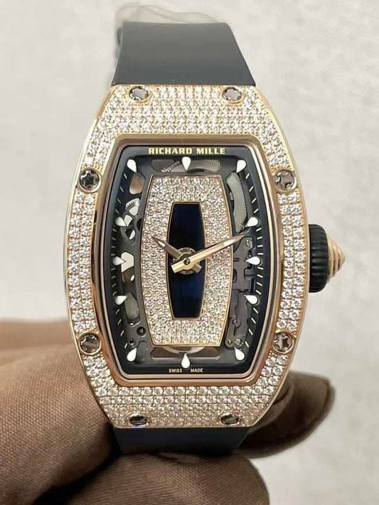 Đồng Hồ Richard Mille 07-01 Diamonds Black Lips