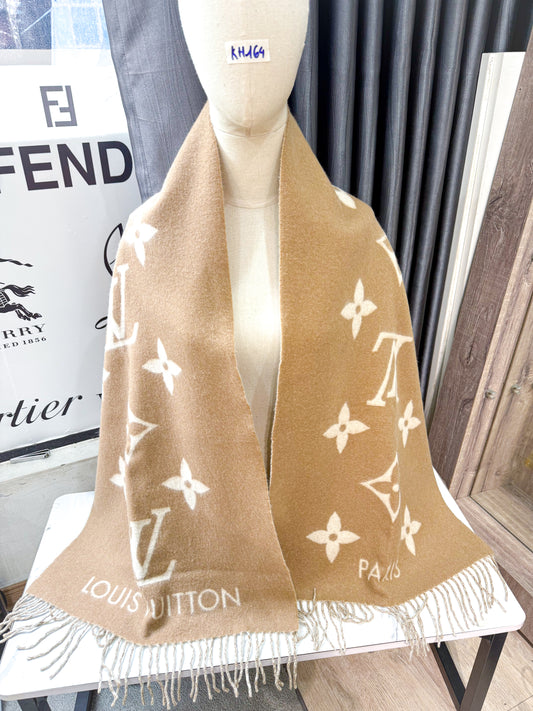 Khăn LV Cashmere Begie KH164
