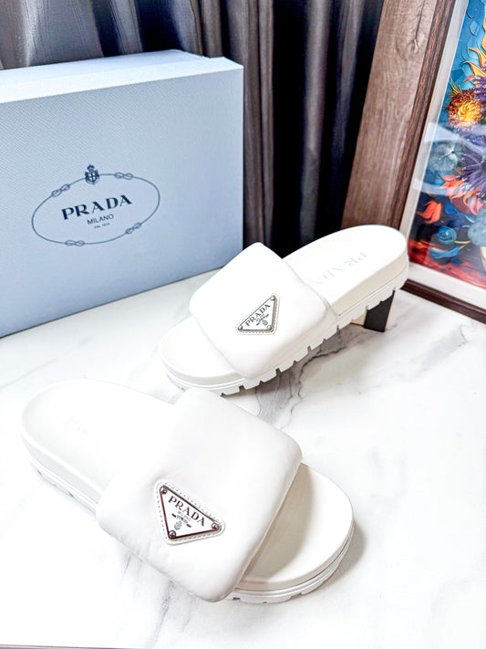 Dép Prada Trắng Size 36