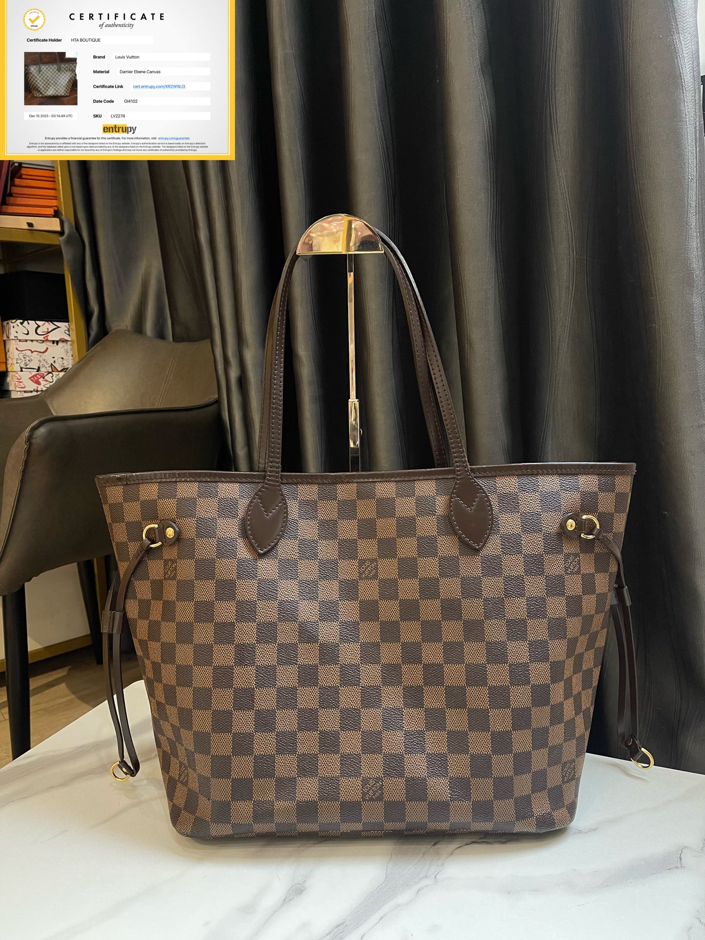 LV NVF Damier MM