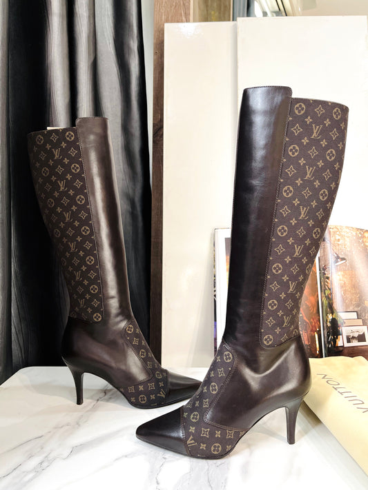 Boot LV Cao Cổ Size 35.5