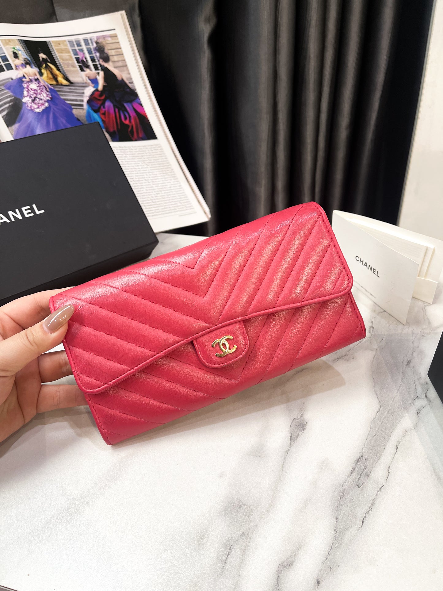 Ví Dài Chanel Chevron