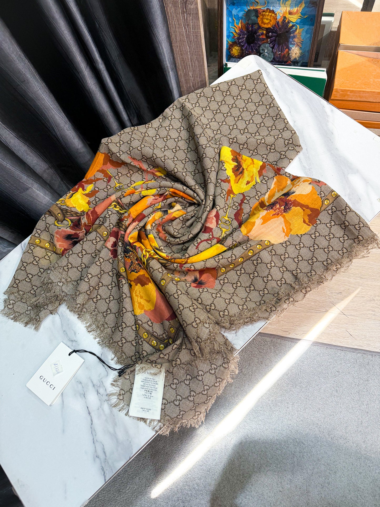 Khăn Gucci New Khổ 149x140 HN18 26/10