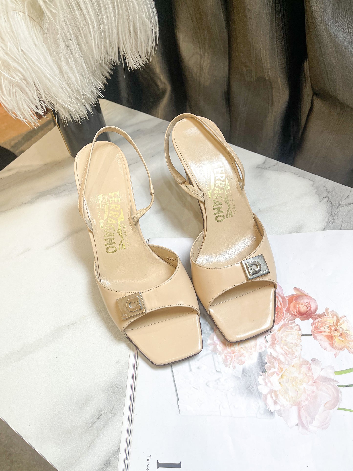 Slingback Salvatore Nude