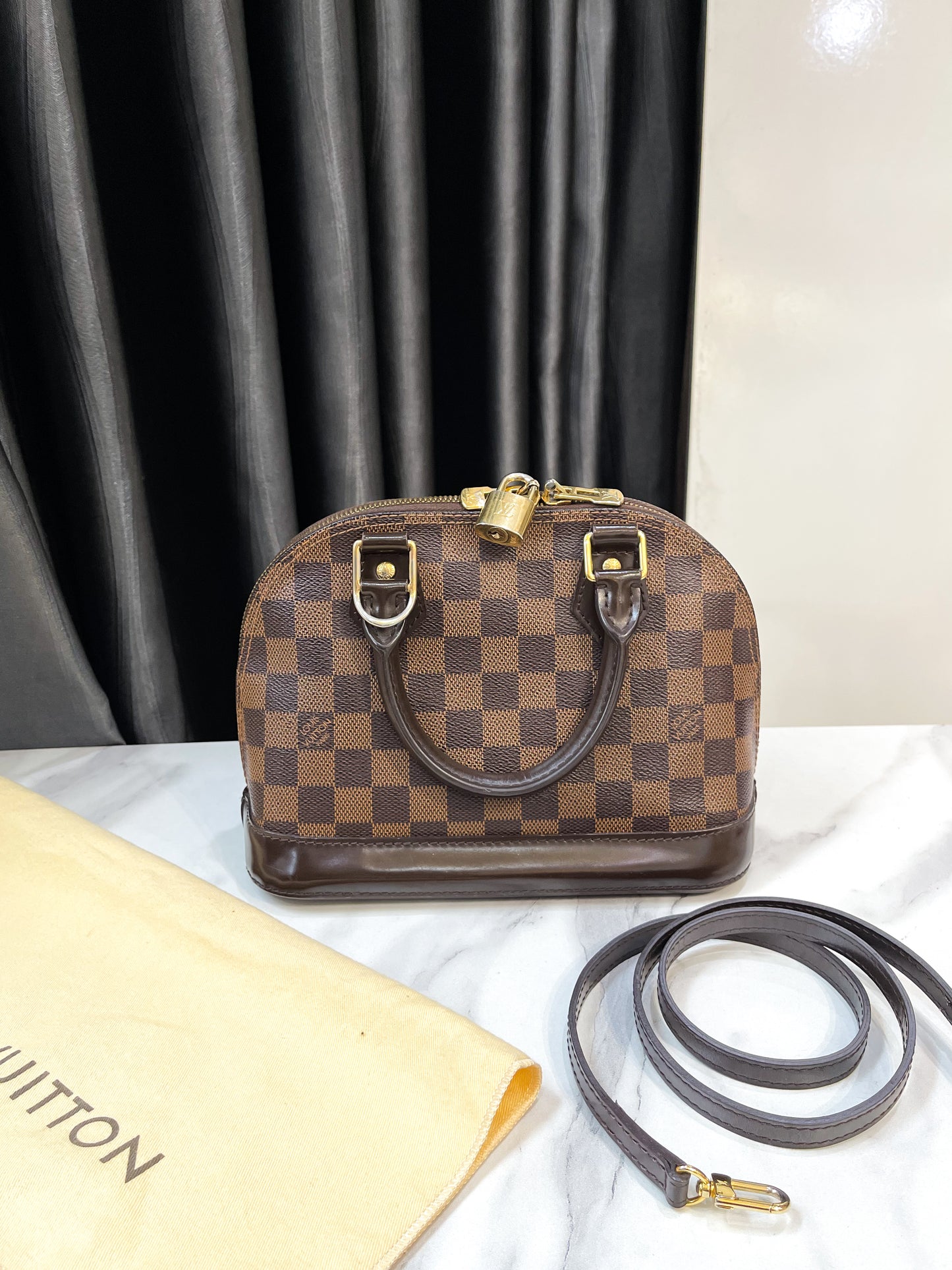 LV Alma BB Damier