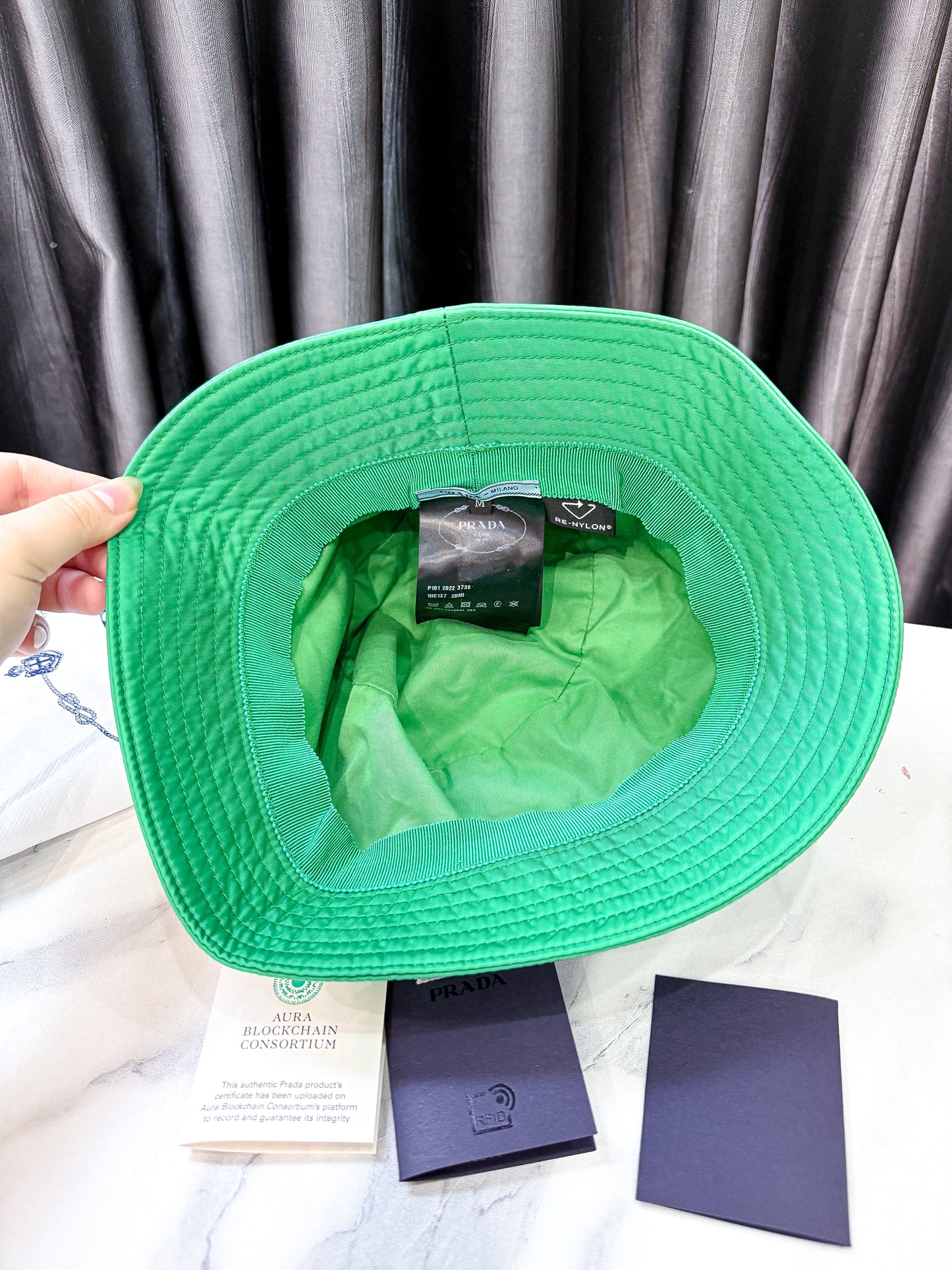Mũ Prada Xanh New MN05
