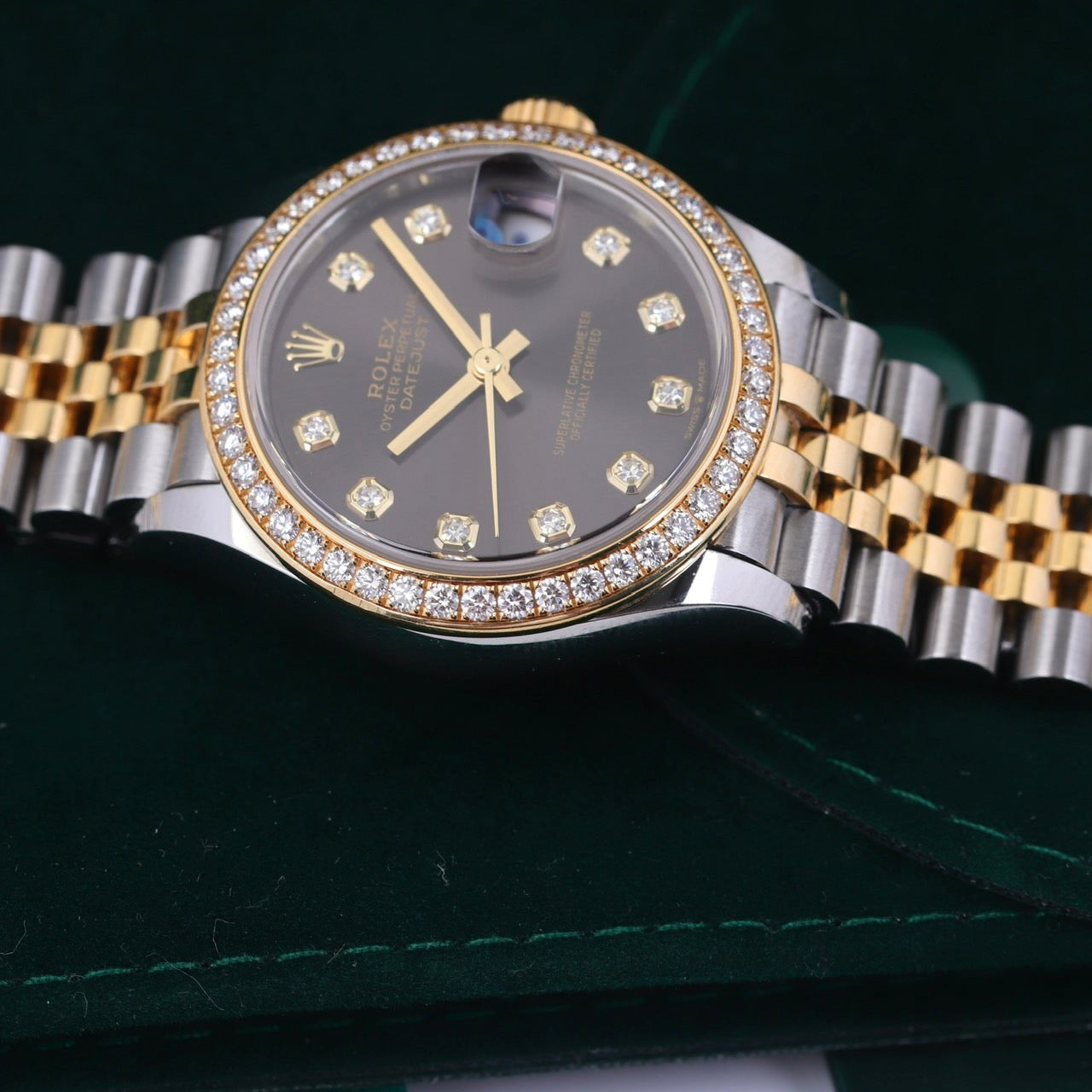 Đồng Hồ Rolex DateJust 278383RBR Mặt Xám