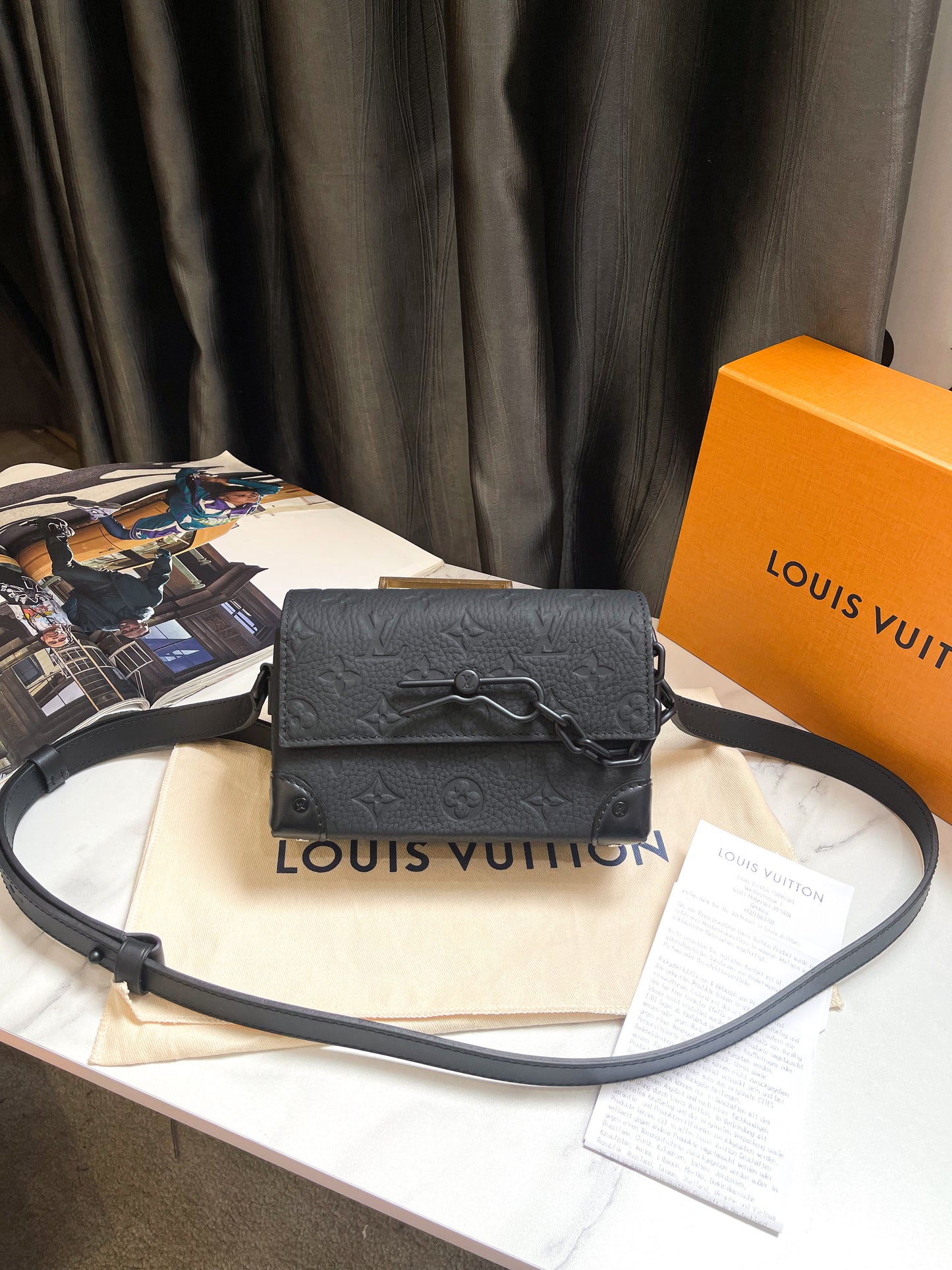 LV Steamer Calf Leather New