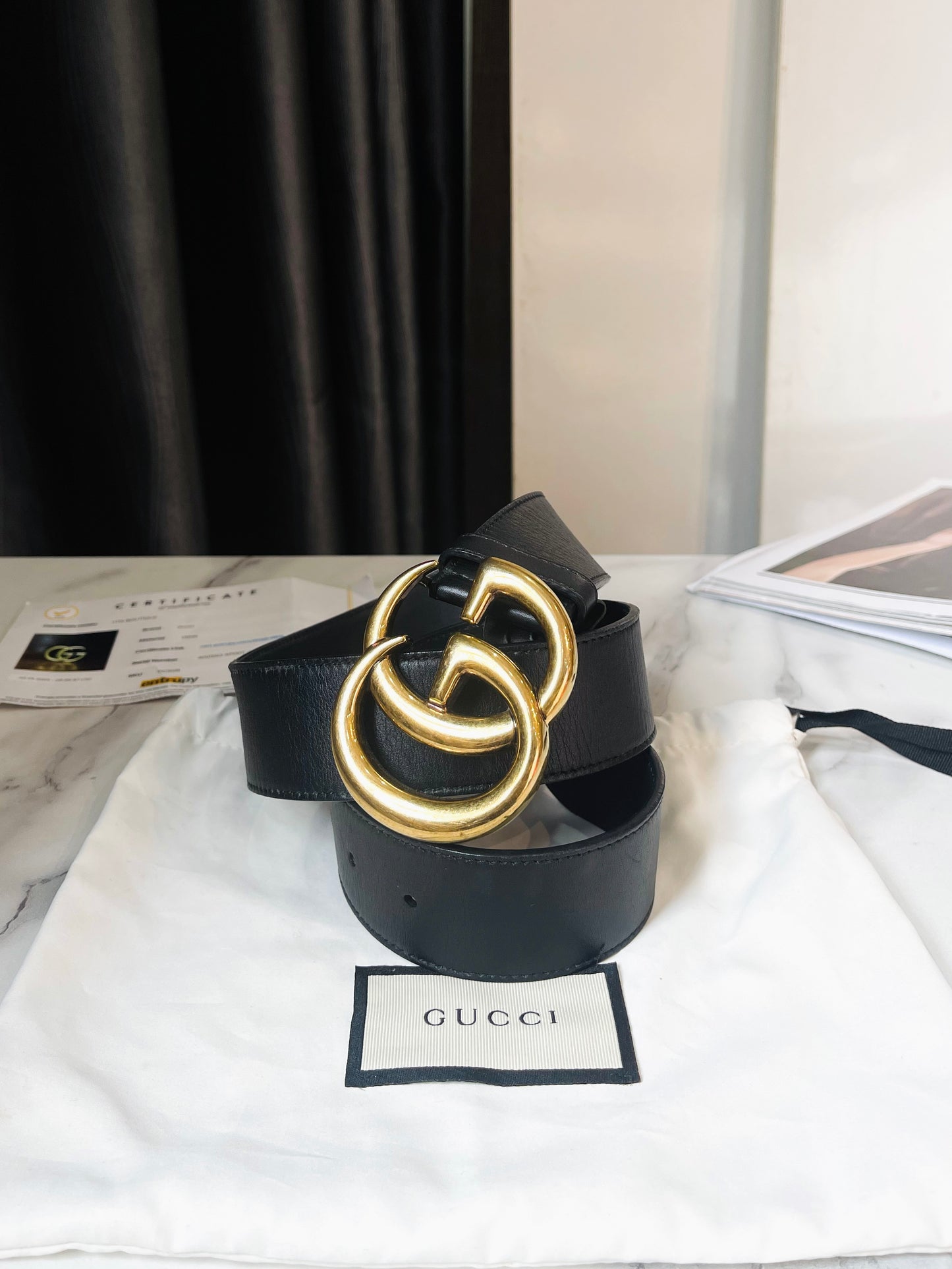 Belt Gucci Bản 4cm Size 70