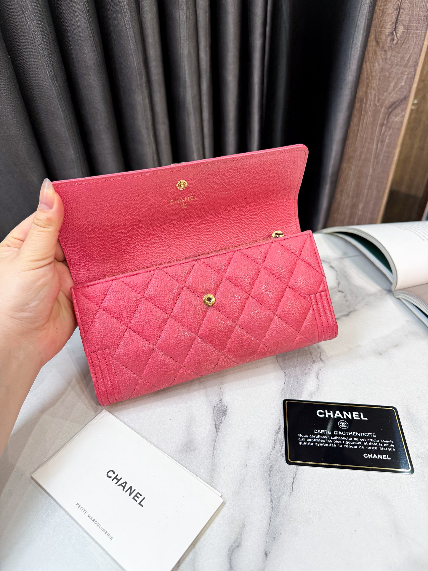Ví Dài Chanel Hồng