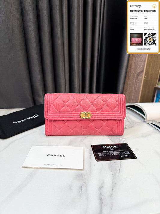 Ví Dài Chanel Hồng