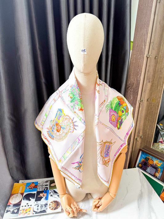 Khăn Hermes New Khổ 90x90 HN45 5/11