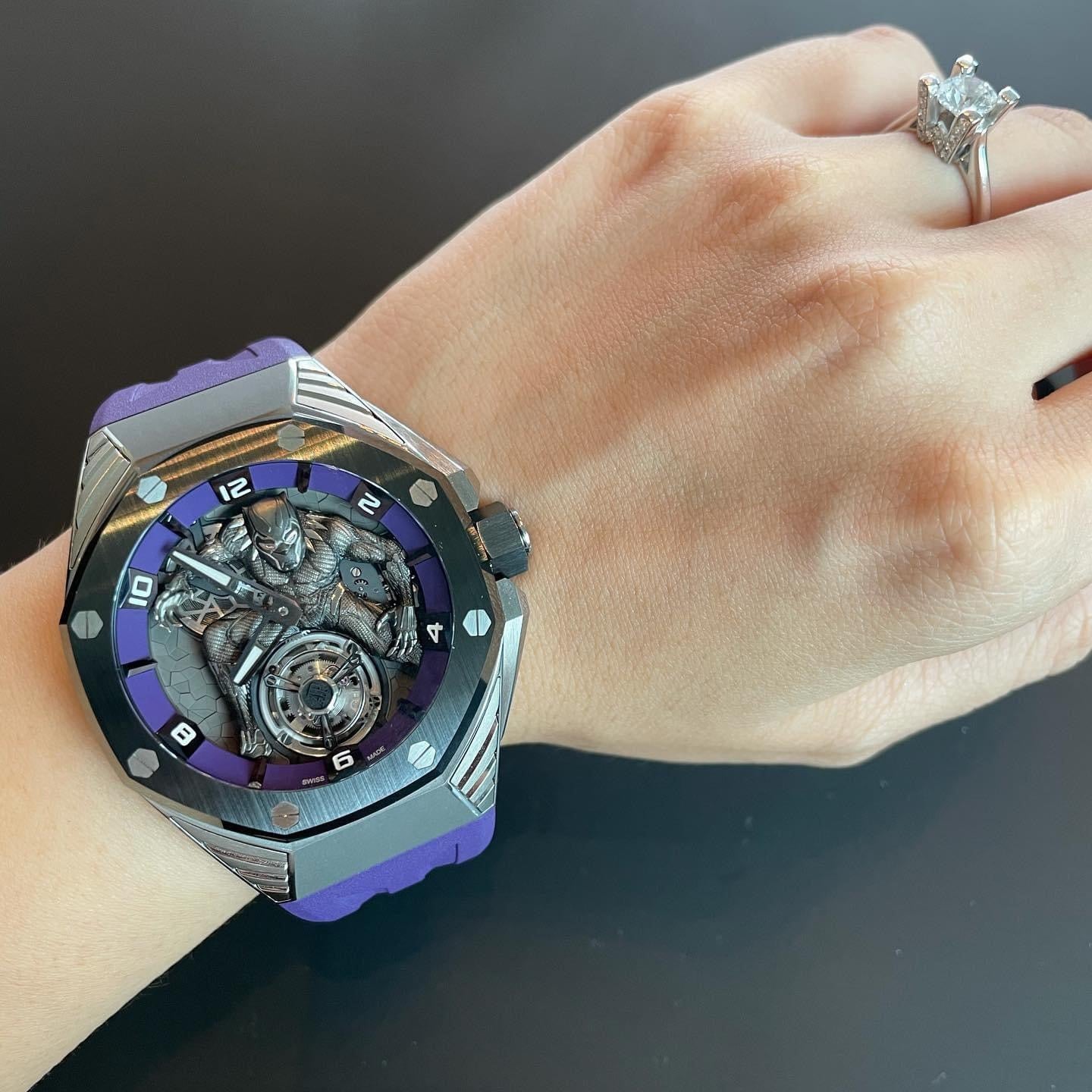 Đồng Hồ Audemars Piguet Royal Oak Concept Black Panther 26620IO limited 250pcs